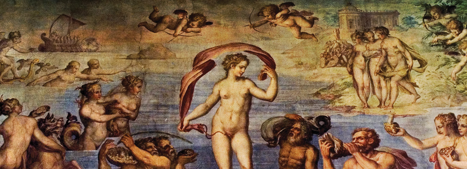 Allegory on Water: Venus, ancient goddess of peace, love, and beauty, became a popular subject for artists during the Renaissance.