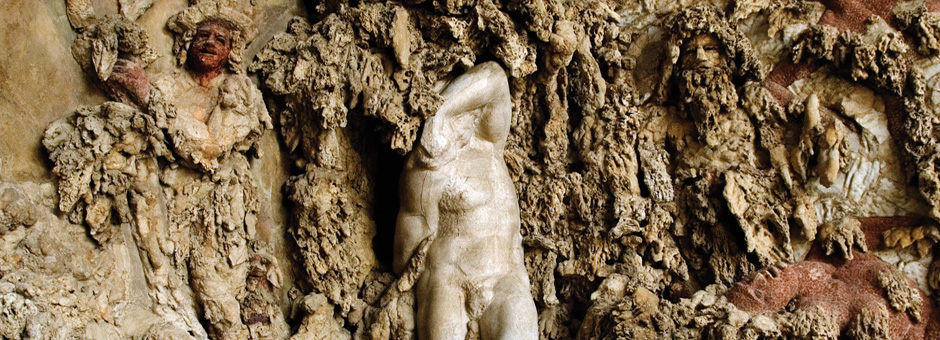 One of Four Prisoners, by Michelangelo: Michelangelo felt that the body is a reflection of divine beauty, but he also wanted to show the inner self and its struggle.